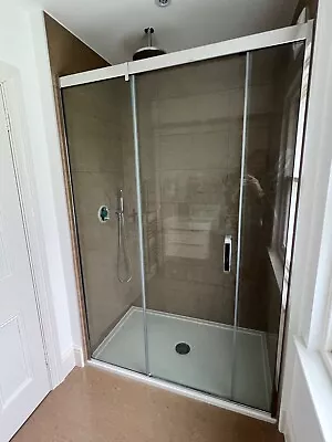 Matki Eauzone Plus Sliding Shower Door For Recess Epsr 1375 Mint Fitted Once • £449