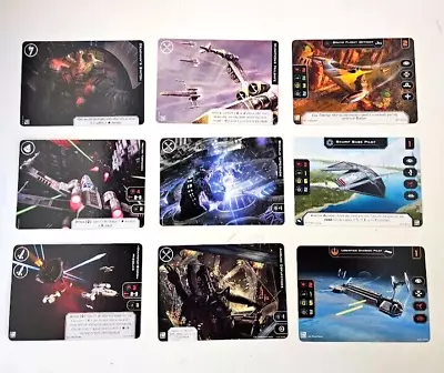 Star Wars X-wing Miniatures Game 2.0 Bundle Of 9 Alternate Tournament Cards • $25.55