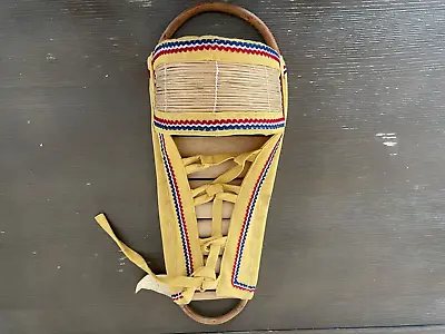 Native Apache Indians Of Arizona  Cradleboard Papoose Baby Carrier 18  Very Rare • £291.93