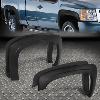 [4pcs] For 07-14 Chevy Silverado Reg/ext Cab Factory Style Wheel Fender Flares • $65.88