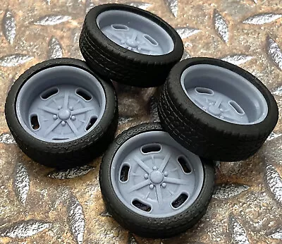 Resin 21/20 Inch American Racing “Salt Flats” Model Car Wheels 1/24 1/25 Scale • $16.99