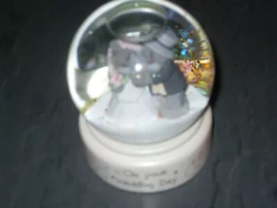 £6.50 • Buy Me To You Snow Globe   - On Your Wedding Day