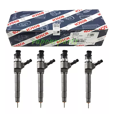 4pcs Diesel Injectors 0445110250 Fits For Ranger MAZDA BT-50 WLAA13H50 WLAA13H50 • $935