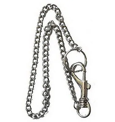 £3.95 • Buy 2x Silver Hipster Chain Keyring Jeans Wallet Belt Key Gothic Biker David Beckham