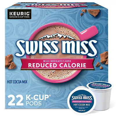 Swiss Miss Reduced Calorie Hot Cocoa Keurig Single Serve K-Cup Pods 22 Count • $15.99