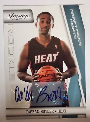 2010-11 Prestige Bonus Shots Black 171/199 Da'Sean Butler #241 Rookie Auto RC • $14