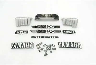 For Yamaha Rx100 Petrol Fuel Tank & Side Cover Monogram Badge Decal • $42