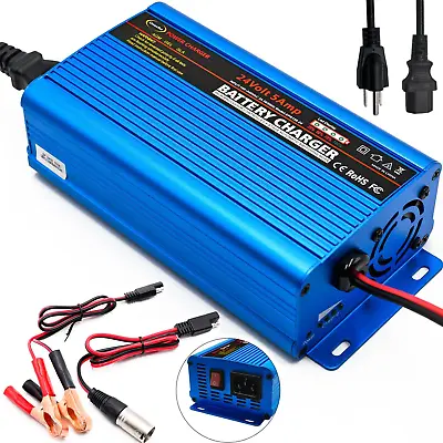 24 Volt Battery Charger Smart 4-Stage For Truck Car Marine Motorcycle Wheelchair • $60.99