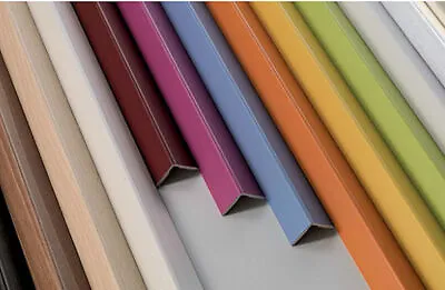 £12.65 • Buy Plastic PVC Protection Strip Angle Corner Protector Trim 25x25mm Various Colours