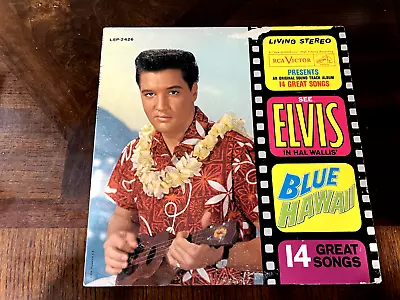 Elvis Presley- Blue Hawaii(Soundtrack)- LP 1961 RCA Victor LSP2426 Living Stereo • $12.99