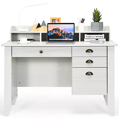 Computer Desk Student Study Furniture PC Laptop Writing Table Workstation White • $229.99
