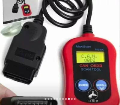 Autel MaxiScan MS300 OBD2 Scanner Check Engine Fault Code Reader Diagnostic Tool • $25