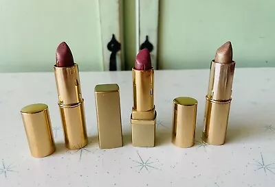 Mary Kay Lipstick Lot 3 Discontinued 187 Sunstone 118 Rose 186 Tiger Eye Set • $19.99