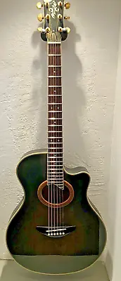 YAMAHA APX-8  6 String Green Acoustic Guitar Electric Acoustic • $400