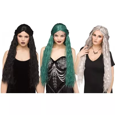 Medieval Wig Adult Womens Renaissance Witch Mermaid Wench Maiden Costume • $11.89