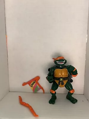 TMNT Teenage Mutant Ninja Turtles Talkin Michaelangelo City Sewer Figure 1991  • $12