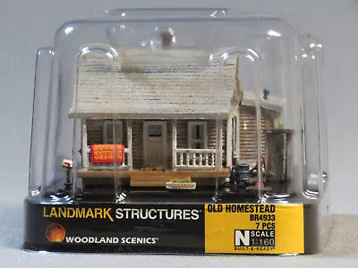 WOODLAND SCENICS N SCALE OLD HOMESTEAD BUILT & READY Gauge House Home WDS4933 • $54.94