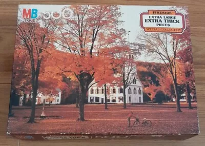 Vtg Milton Bradley Puzzle Townsend VERMONT 500 EXTRA LARGE THICK PIECES SEALED • $8