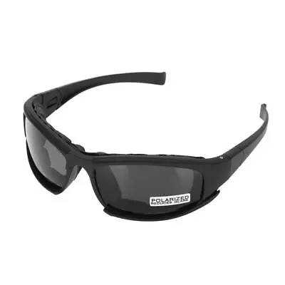 UV400 Military Goggles 4 Lens Polarized Sunglasses For Cycling Outdoor • £13.18