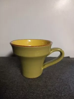 Vietri Italy Cucina Fresca Coffee Tea Mug Saffron/Crema 4” Tall /r • $11