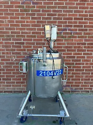 DCI 200 Liter Stainless Steel Jacketed Reactor  Mixing Tank W/ PharMix Agitator • $11000