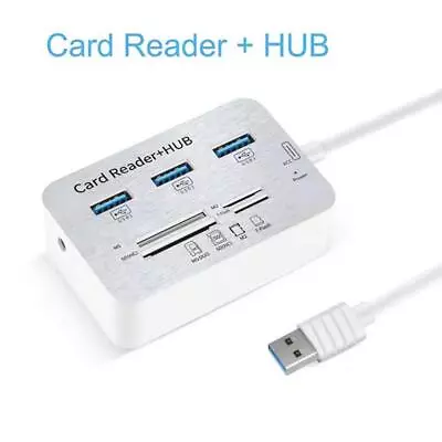 All-in-one USB 3.0 HUB Card Reader Combo Micro SD TF Memory Card Read • $7.63