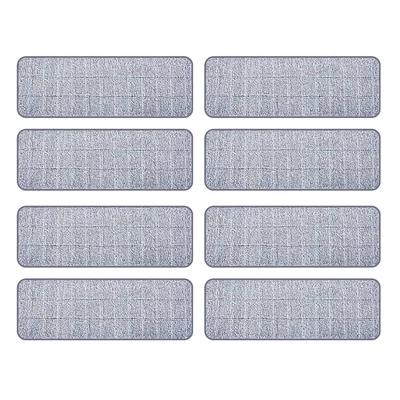 £10.24 • Buy Replacement Flat Mop Pad Kitchen Bathroom Floor Duster Cleaning Rag 8pcs