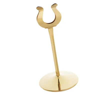 Restaurant Hotel U-shaped Number Card Table Holder Stand Holder 6inch Gold • £11.87
