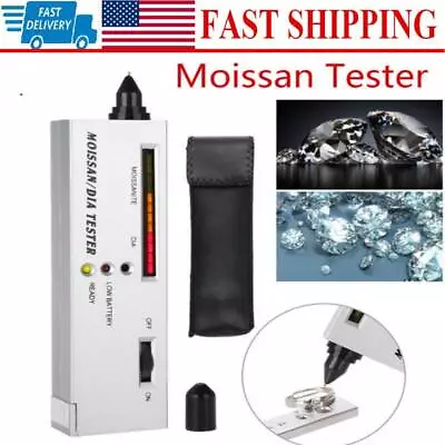 Moissan LED Indicator Tester Moissanites Detector Pen Jewelry Testing Tool US • $13.29