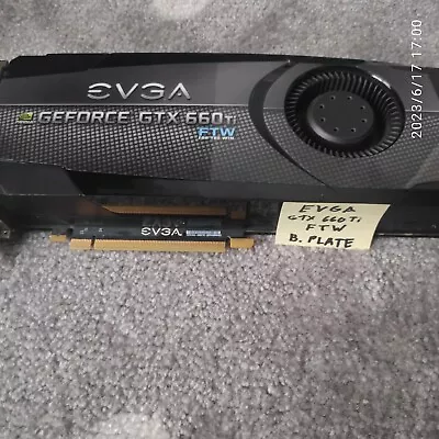 EVGA GTX 660Ti FTW With Back Plate  • $55