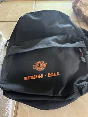 Harley Davidson Backpack Logo Heritage HD Lisle Illinois • $15