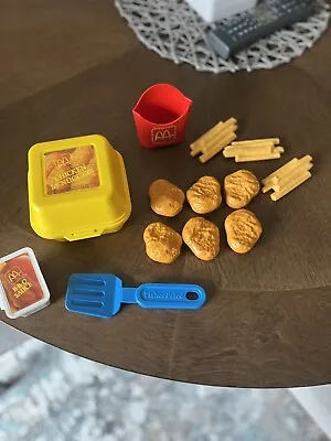 Vtg '88 FISHER PRICE Fun W/Food McDonald's Chicken Nuggets Fries & BBQ Sauce • $19.99