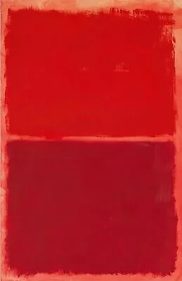 Mark Rothko Composition Red On Red Abstract Art Giclee Print Fine Canvas • £95.12