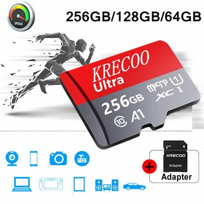 Micro SD Card TF 128GB 256GB 1TB Ultra C10 Phone Tablet Memory 4K Camera Tablet • $2.19