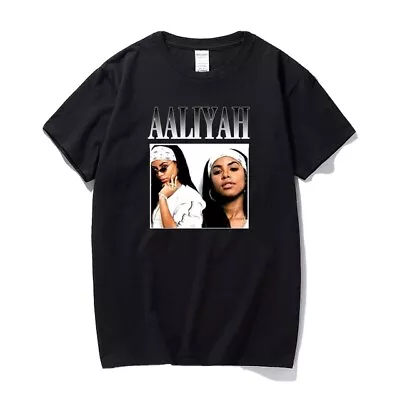 T-shirts OZ Seller🇦🇺 Aaliyah Rap Hip Hop RNB Street Wear Unisex Ladies Men’s • $35