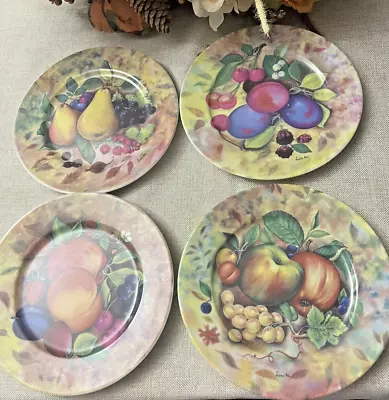 Limoges Collectible Plates Set Of 4 -1855 Email De Limoges Decore A La Main • £19.30