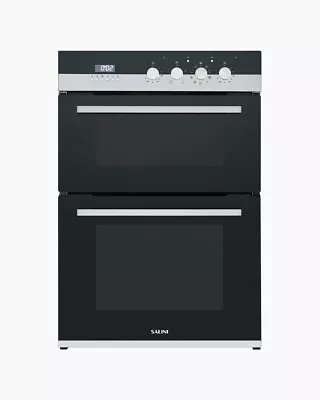 SALINI Double Oven 60cm Self Cleaning Wall Grill Convection Fan Forced Electric • $1069