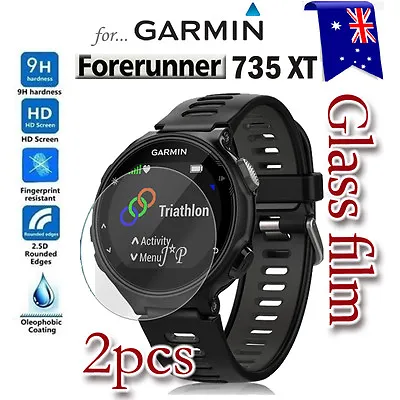 2X For Garmin Forerunner 735XT Tempered Glass Screen Protector Film Guard • $4.99