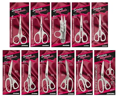 £4.99 • Buy Janome Scissors - Sewing Wizards - Choice Of Embroidery, Tailors & Pinking