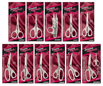 £4.99 • Buy Janome Scissors - Sewing Wizards - Choice Of Embroidery, Tailors & Pinking