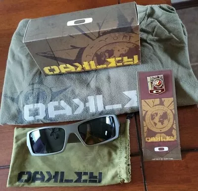 Oakley GasCan Soviet Red Shift Sunglasses Box Pin XL T Shirt 12-777 RARE Bundle • $759.99