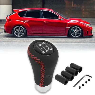 Shift Knob 5 Speed Manual Stick Handle Gear Shifter For Subaru Impreza WRX STI  • $14.11