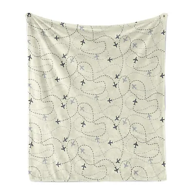 $42.99 • Buy Ambesonne Travel Soft Flannel Fleece Throw Blanket Plush For Indoors