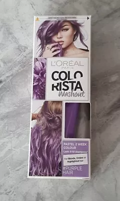 £6.30 • Buy L'Oreal Colorista Washout Purple Semi-Permanent Hair Dye, 80 Ml