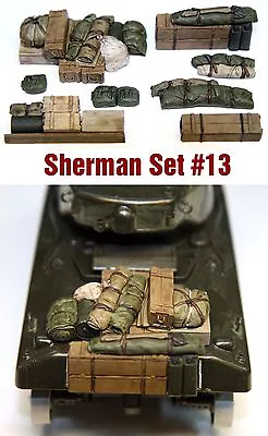 1/35 Scale Sherman Engine Deck Set #13 Value Gear Details - Resin Stowage • $15