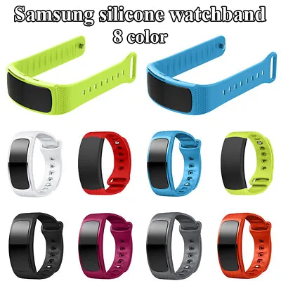 Silicone Sports Replacement Wrist Strap Band For Samsung Gear Fit2 SM-R360 ṯ • $6.66