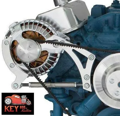 Fits Small Block Dodge Mopar Polished Aluminum Alternator Bracket 318 360 • $69.95