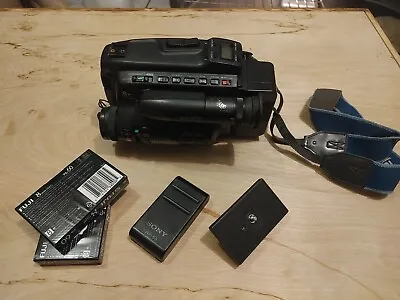 Sony CCD-TR6 8mm Video8 Handycam Video Camera Camcorder Player Untested • $23