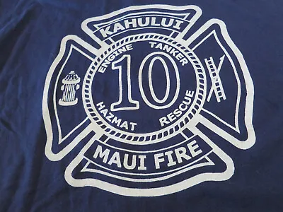 Maui Fire Kahului Hawaii Shirt XL • $37.88