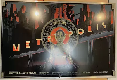  Metropolis  Rare Lang Durieux Limited Metal Edition Sci-fi Print Not Mondo $425 • $425